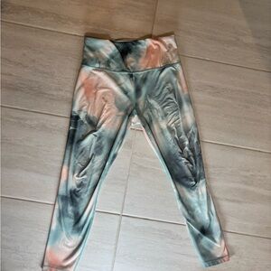 Athleta Multicolor Tie-Dye Leggings - Flawed